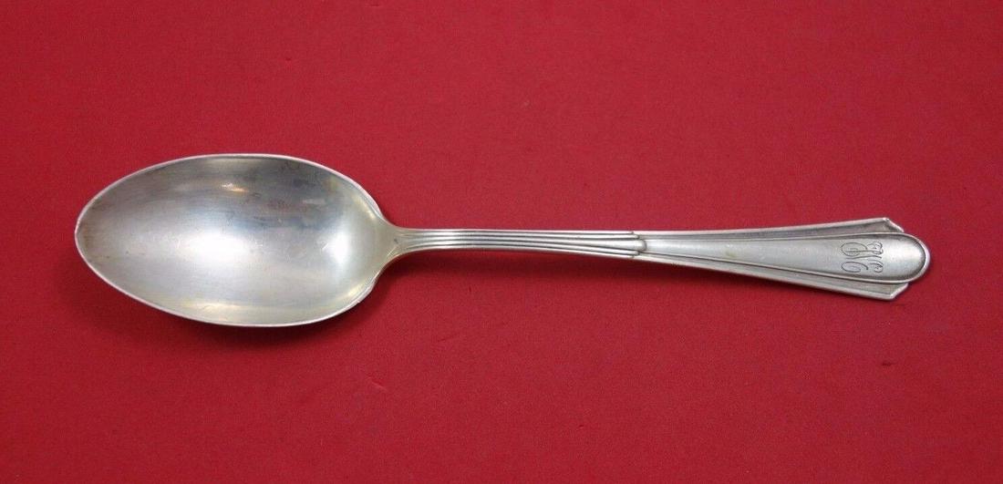 Duncan Phyfe by Frank Whiting Sterling Silver Place Soup Spoon 7 1/8": Duncan Phyfe by Frank Whiting Sterling Silver Place Soup Spoon 7 1/8" Duncan phyfe by frank whitingduncan phyfe by frank whiting sterling silver place soup spoon, 7 1/8" . It is monogrammed (monos var