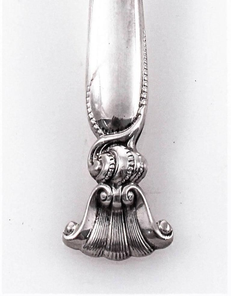 Romance of the Sea: Romance of the Sea Creator: Wallace Silversmiths (Manufacturer) Dimensions: Height: 9.2 in (23.37 cm)Diameter: 1 in (2.54 cm) Sold As: Set of 12 Materials and Techniques: Sterling Silver Place of Orig