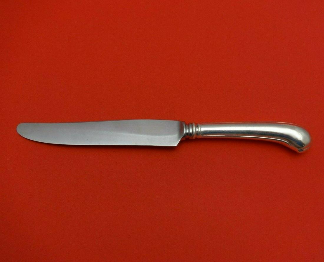 Newburyport by Old Newbury Crafters ONC Sterling Silver Regular Knife 8 1/2": Newburyport by Old Newbury Crafters ONC Sterling Silver Regular Knife 8 1/2" Newburyport by old newbury crafters oncsterling silver pistol grip hollow handle with stainless blade regular knife 8 1/2"