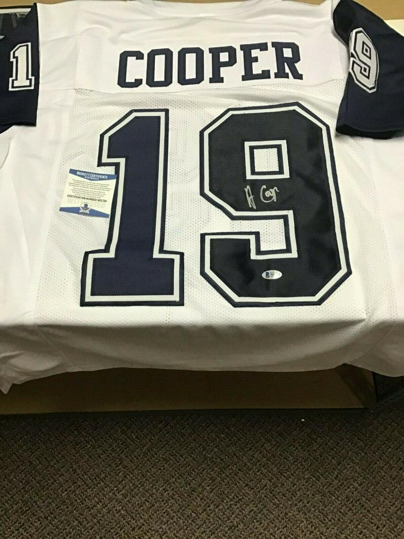 Amari Cooper Dallas Cowboys Raiders Alabama Beckett coa Signed Jersey