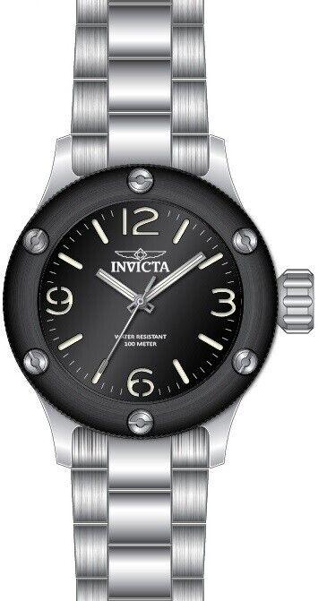 Invicta Russian Diver Men's Watch Quartz 52mm Black and Silver 18579 NEW: Invicta Russian Diver Men's Watch Quartz 52mm Black and Silver 18579 NEW Brand: Invicta Department: Men Type: Wristwatch Movement: Quartz Band Color: Silver Customized: No Dial Color: Black Model: 185