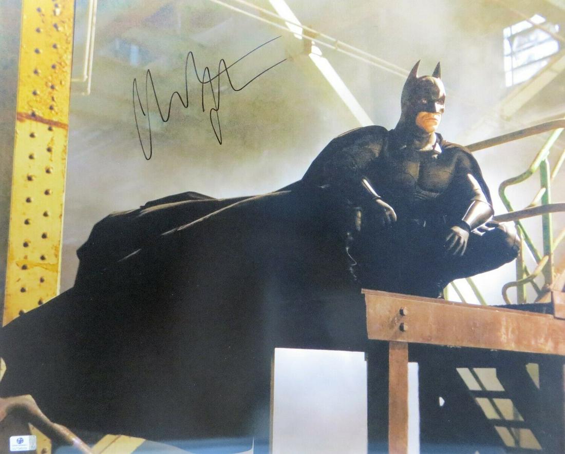 Christian Bale Signed Autographed 16X20 Photo The Dark Knight Batman: Christian Bale Signed Autographed 16X20 Photo The Dark Knight Batman Industry: Movies Object Type: Photograph Original/Reproduction: Original Signed By: Christian Bale Autograph Authentication: Global