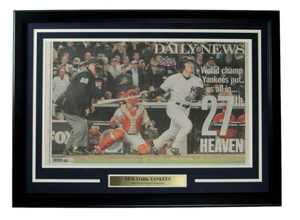 Daily News Newspaper November 5 2009 Yankees World Series Champs Framed  165891