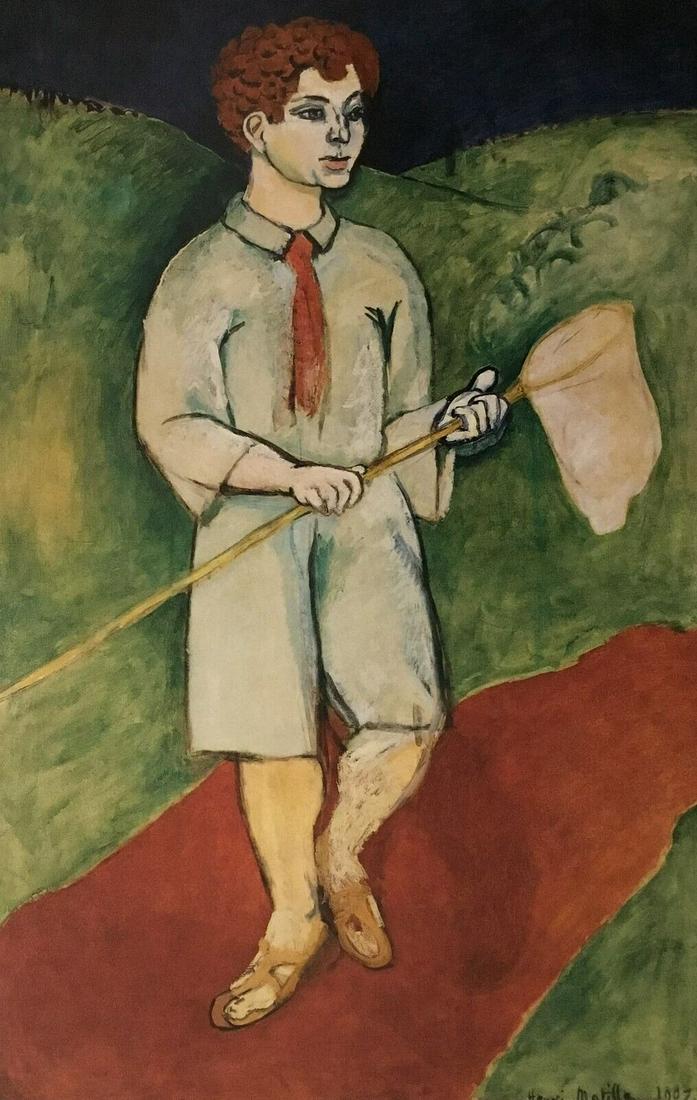 Henri Matisse Boy with Butterfly Net Custom Framed Print: Henri Matisse Boy with Butterfly Net Custom Framed Print Unit Of Sale: Single Piece Artist: Henri Matisse Size: Medium Custom Bundle: No Item Length: 13 in Region Of Origin: United States Framing: Mat
