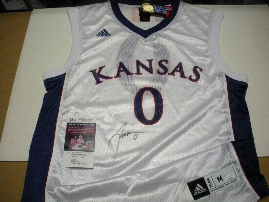 FRANK MASON KANSAS JAYHAWKS JSA/COA SIGNED OFFICIAL LICENSED ADIDAS JERSEY: FRANK MASON KANSAS JAYHAWKS JSA/COA SIGNED OFFICIAL LICENSED ADIDAS JERSEY Sport: Basketball Original/Reprint: Original Product: Jersey Pre-Owned PLEASE NOTE: Framed Large or heavy Items do not have s
