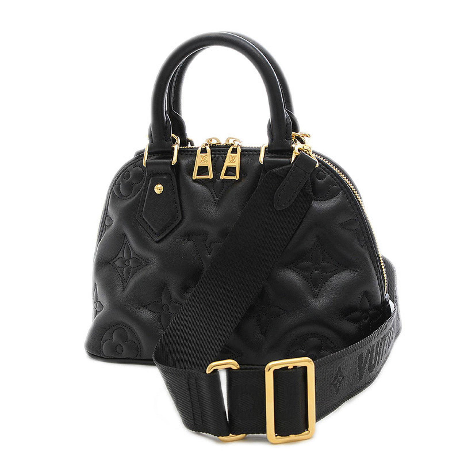 Louis Vuitton Bubblegram Alma BB 2Way Bag Calf Noir M59793: Louis Vuitton Bubblegram Alma BB 2Way Bag Calf Noir M59793 Brand: Louis Vuitton Type: Handbag Shoulder bag Material: Leather Leather: Leather/Fur Type: Calf leather Color: Black Noir Gender: Women Siz
