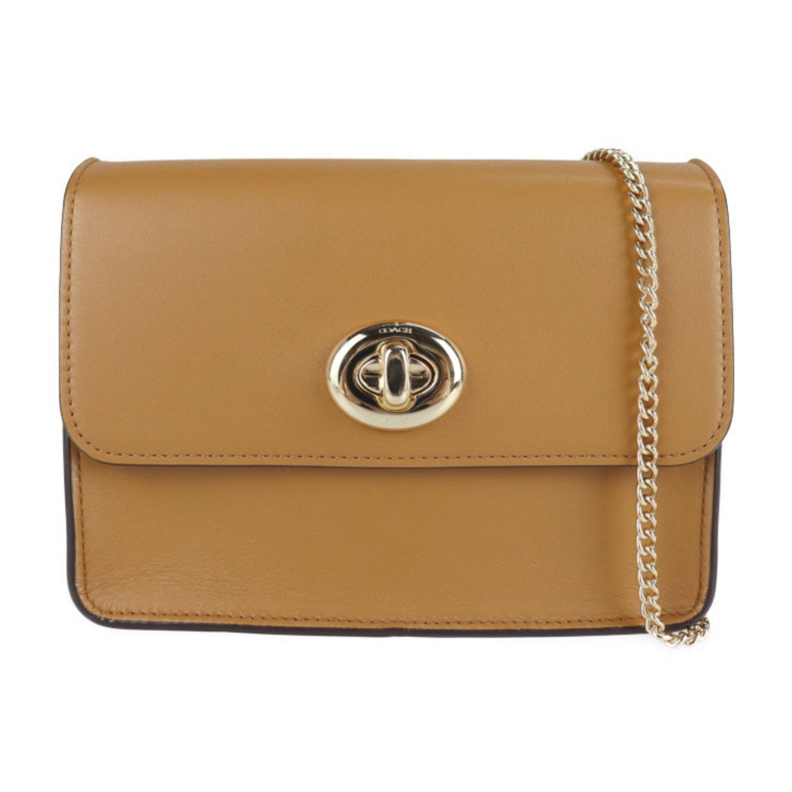 COACH Coach Bowery Shoulder Bag 57714 Calf Leather Light Saddle Brown Gold Hardware Chain Turn Lock: COACH Coach Bowery Shoulder Bag 57714 Calf Leather Light Saddle Brown Gold Hardware Chain Turn Lock 2WAY Clutch Crossbody Brand: Coach Model: Bowery 57714 Type: Clutch bag Shoulder bag Material: Leath