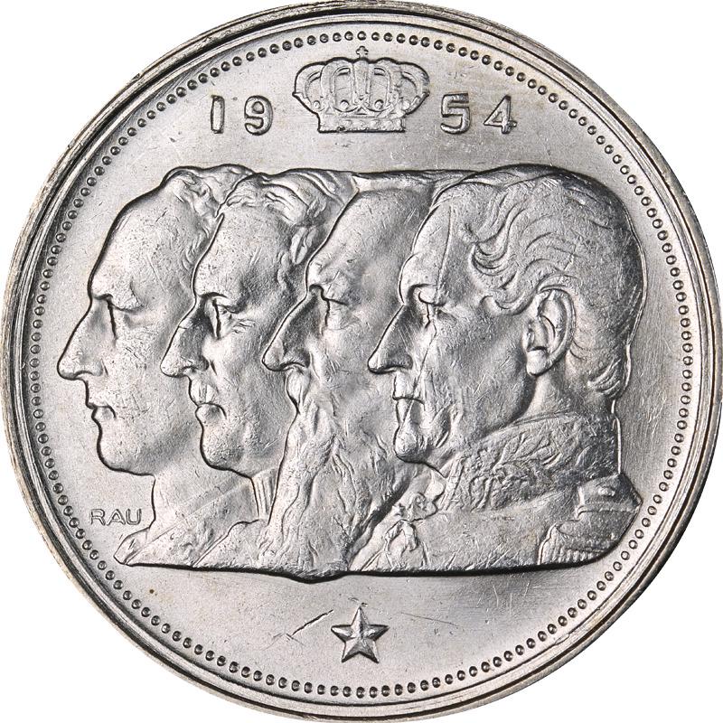1954 World Coin Belgium 100 Franc KM 138.1: 1954 World Coin Belgium 100 Franc KM 138.1 Certification: Uncertified Composition: Other Circulated/Uncirculated: Circulated Year: 1954 Pre-Owned The MYNT Guarantee: All items in this auction are guar