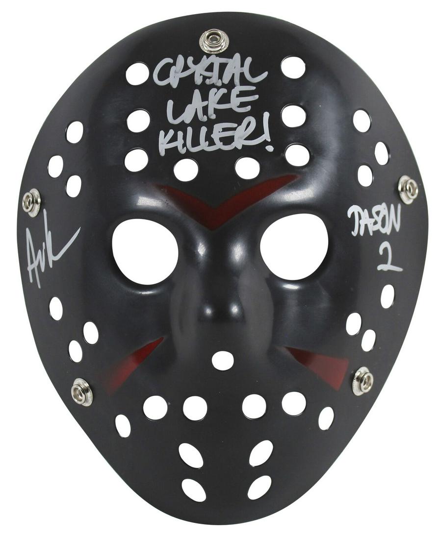Ari Lehman Friday The 13th Crystal Lake Killer Signed Black Mask Silver Sig BAS: Ari Lehman Friday The 13th Crystal Lake Killer Signed Black Mask Silver Sig BAS Industry: Movies Original/Reproduction: Original Autograph Authentication: Beckett Product Coa: Beckett Product Signed B