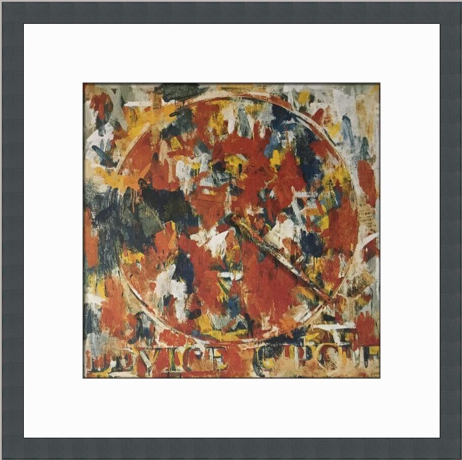 Jasper Johns Device Circle Custom Framed Print: Jasper Johns Device Circle Custom Framed Print Unit Of Sale: Single-Piece Work Artist: Jasper Johns Size: Medium Item Length: 16 in Region Of Origin: united states Framing: Matted & Framed Personalize