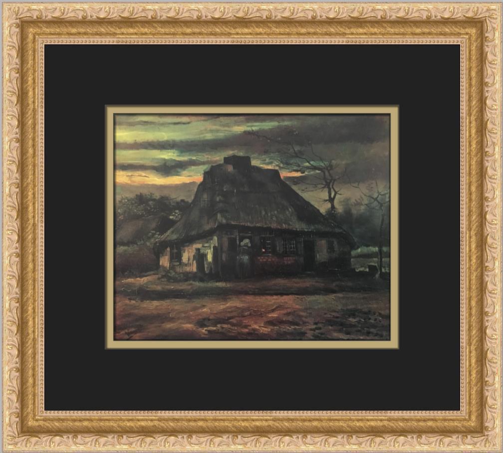 Vincent Van Gogh CASCINALE A NUENEN Custom Framed Print: Vincent Van Gogh CASCINALE A NUENEN Custom Framed Print Size: Medium Region Of Origin: United States Artist: Vincent van Gogh Production Technique: Offset Lithograph Framing: Matted & Framed Style: Ex