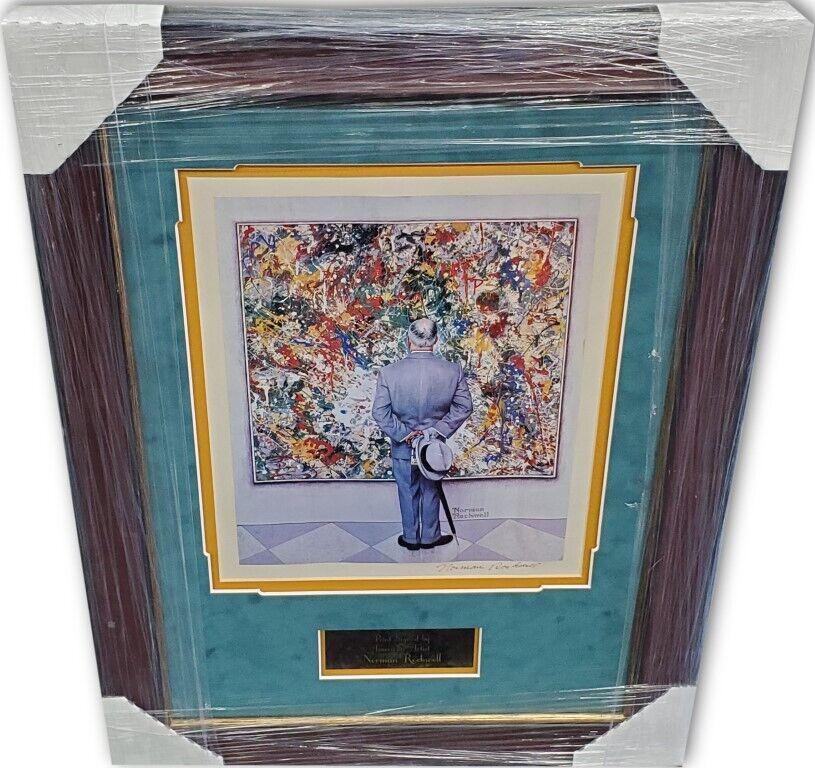 Norman Rockwell Hand Signed Autographed Color Photo Custom Framed JSA: Norman Rockwell Hand Signed Autographed Color Photo Custom Framed JSA Object Type: Photo Industry: Television Original/Reproduction: Original Signed By: Norman Rockwell Autograph Authentication: James