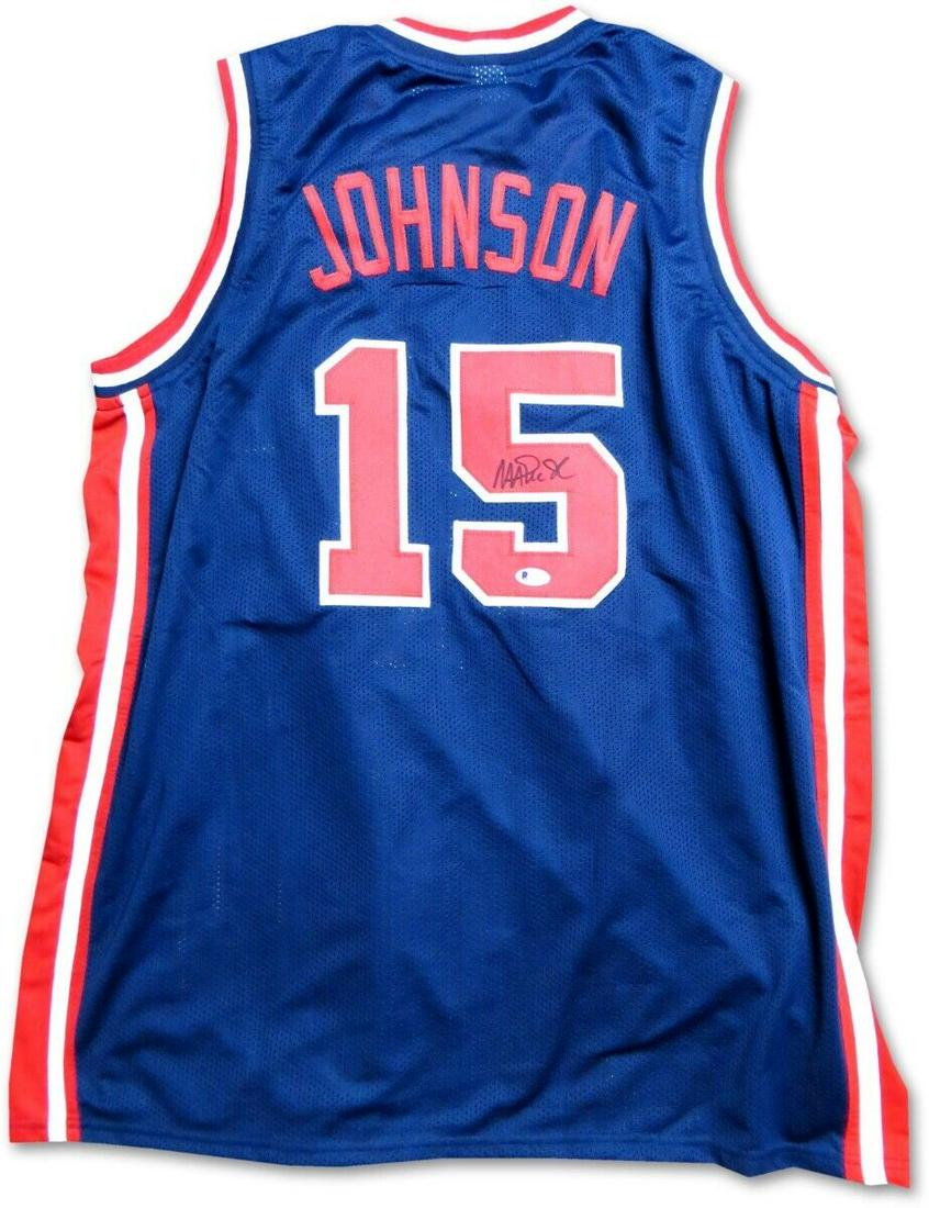 Magic Johnson Signed Autographed Jersey Team USA Dream Team Beckett WIT: Magic Johnson Signed Autographed Jersey Team USA Dream Team Beckett WIT Sport: Basketball-NBA Product: Jersey Original/Reprint: Original Player: Magic Johnson Autograph Authentication: Beckett Authent
