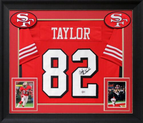 49ers John Taylor Signed Red Pro Style Framed Jersey Autographed BAS: 49ers John Taylor Signed Red Pro Style Framed Jersey Autographed BAS Sport: Football-NFL Product: Jersey Original/Reprint: Original Player: John Taylor Team: San Francisco 49ers Autograph Authenticati