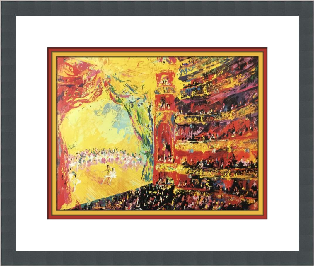 Leroy Neiman Bolshoi Ballet Custom Framed Print: Leroy Neiman Bolshoi Ballet Custom Framed Print Size: Medium (up to 36in.) Region Of Origin: united states Artist: LeRoy Neiman Production Technique: Lithography Framing: Matted & Framed Style: Impres