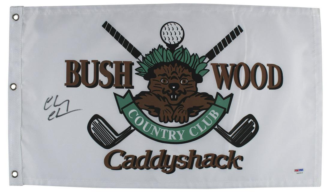 Chevy Chase Caddyshack Signed Bushwood Country Club Flag PSA #7A92413: Chevy Chase Caddyshack Signed Bushwood Country Club Flag PSA #7A92413 Industry: Movies Original/Reproduction: Original Autograph Authentication: PSA Product Coa: PSA Product Signed By Name: Chevy Chas
