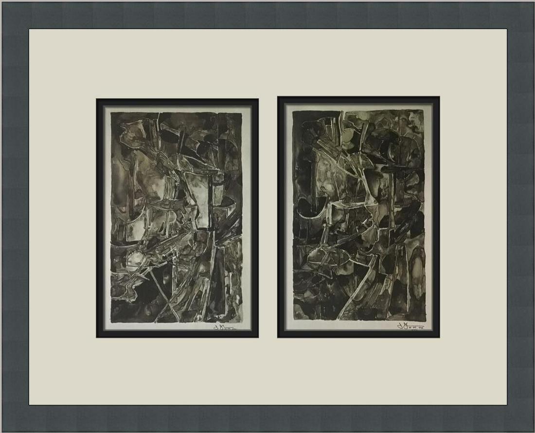 Jasper Johns Untitled IV Custom Framed Print: Jasper Johns Untitled IV Custom Framed Print Unit Of Sale: Single-Piece Work Artist: Jasper Johns Size: Medium Item Length: 15 in Region Of Origin: united states Framing: Matted & Framed Personalize: