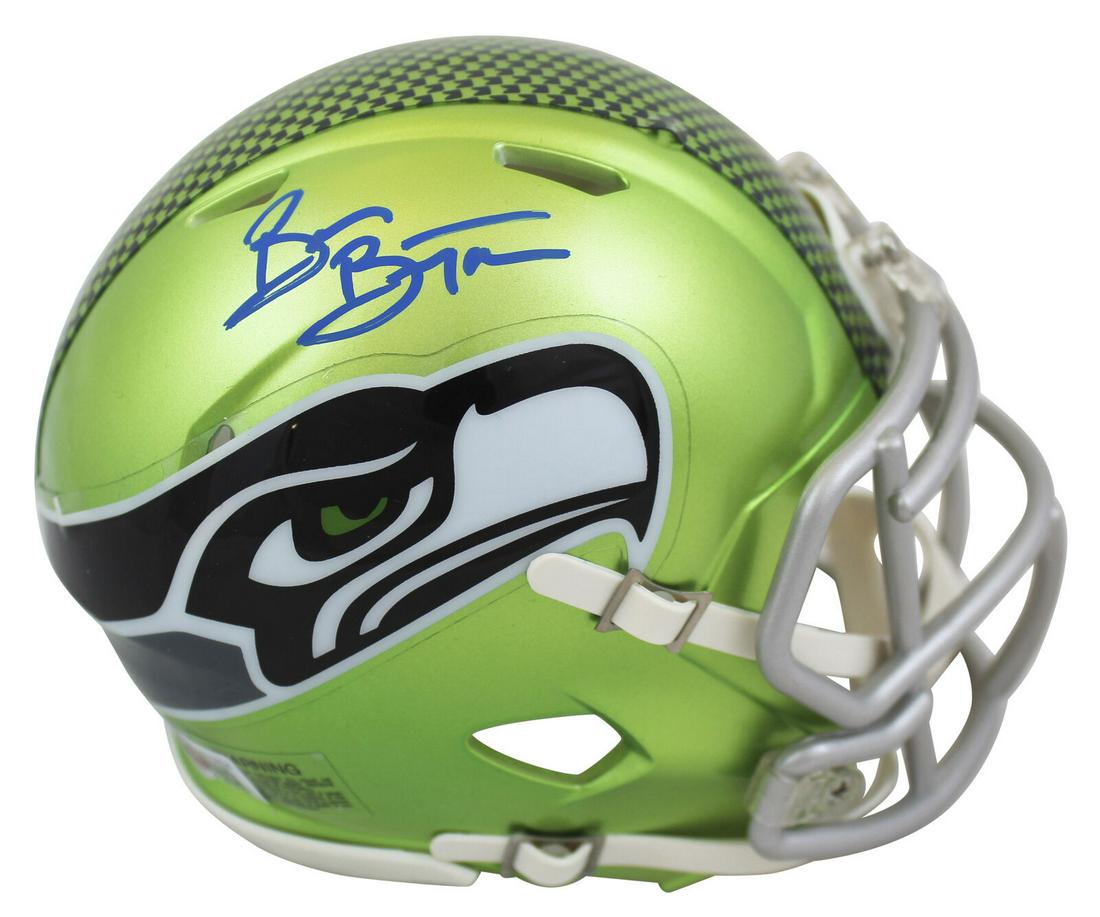 Seahawks Brian Bosworth Signed Flash Speed Mini Helmet BAS Witnessed: Seahawks Brian Bosworth Signed Flash Speed Mini Helmet BAS Witnessed Sport: Football-NFL Product: Helmet Original/Reprint: Original Player: Brian Bosworth Team: Seattle Seahawks Autograph Authenticati