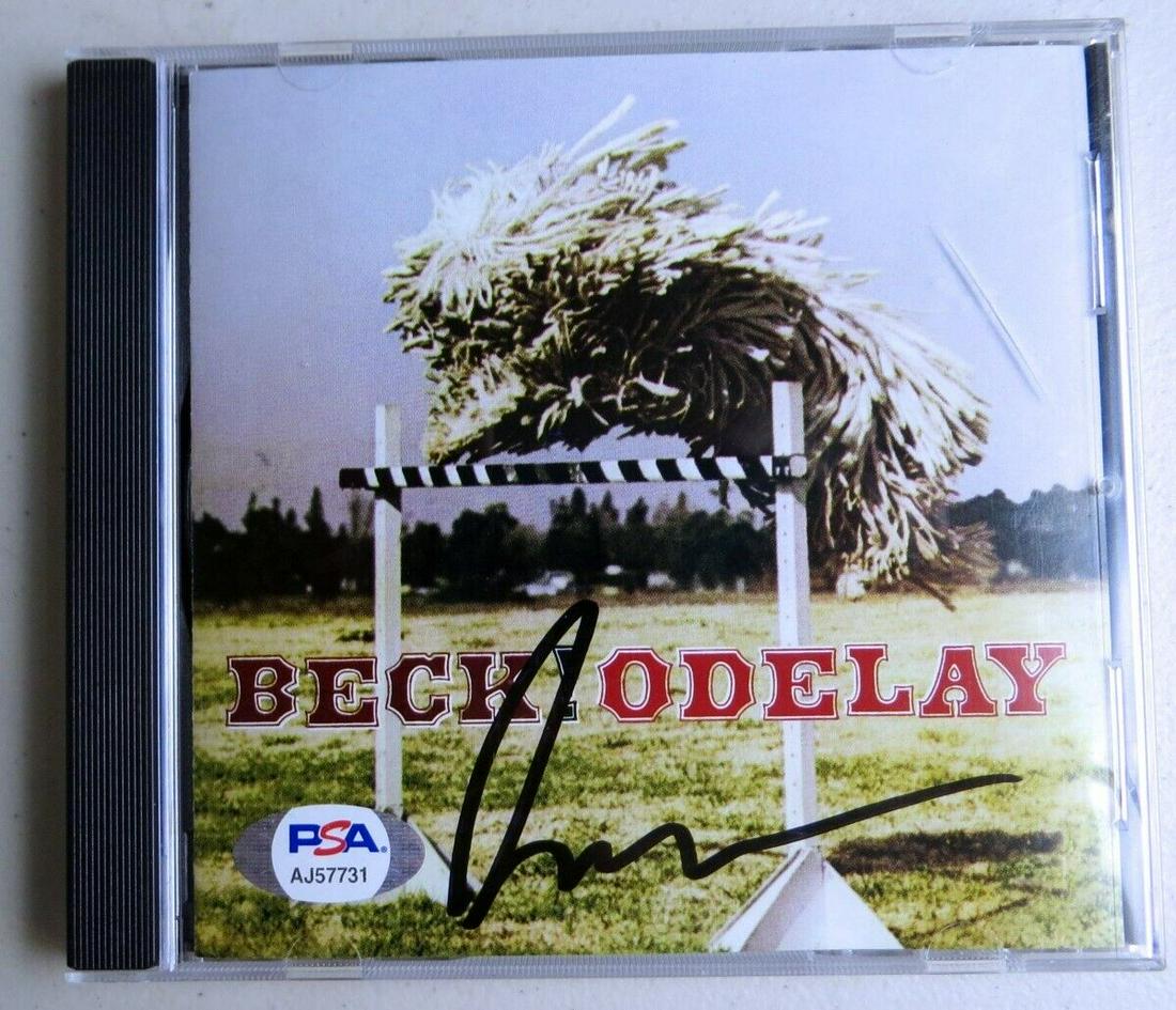Beck Signed Autographed CD Cover Insert Odelay PSA/DNA: Beck Signed Autographed CD Cover Insert Odelay PSA/DNA Industry: Music Object Type: CD & Booklet Original/Reproduction: Original Autograph Authentication: Professional Sports (PSA/DNA) Player: Beck Pr