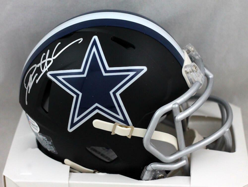Deion Sanders Autographed Dallas Cowboys Flat Black Mini Helmet- Beckett W: Deion Sanders Autographed Dallas Cowboys Flat Black Mini Helmet- Beckett W Sport: Football-NFL Product: Helmet Original/Reprint: Original Player: Deion Sanders Team: Dallas Cowboys Autograph Authentic