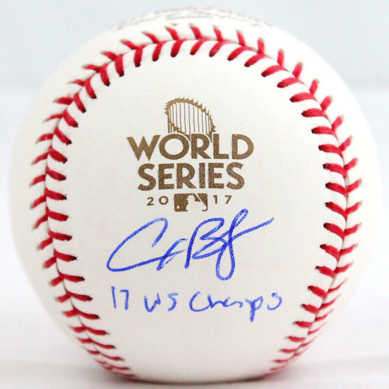 Alex Bregman Autographed Rawlings OML 2017 WS Baseball w/insc.- Beckett W Holo: Alex Bregman Autographed Rawlings OML 2017 WS Baseball w/insc.- Beckett W Holo Sport: Baseball Product: Ball Original/Reprint: Original Player: Alex Bregman Autograph Authentication: Beckett Authentic