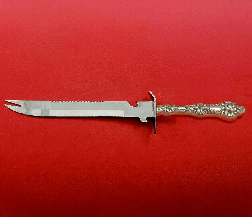 Old Orange Blossom by Alvin / Gorham Sterling Silver Ham Slice 11 1/2" Custom: Old Orange Blossom by Alvin / Gorham Sterling Silver Ham Slice 11 1/2" Custom Old orange blossom by alvin / gorhamsterling silver hollow handle with stainless blade ham slice, approximately 11 1/2" in