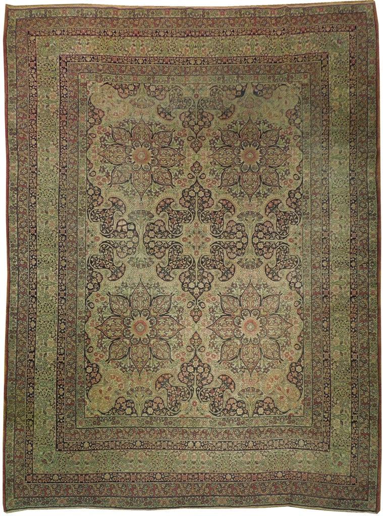 10 x 13 Ivory Persian Antique Rug: 10 x 13 Ivory Persian Antique Rug Free continental US Shipping Size in Feet: Width: 9.10 x Length: 12.11 Size in Inches: Width: 118 in x Length: 155 in Rug Type: Area Rug Colors: Ivory Weave: Hand-kno