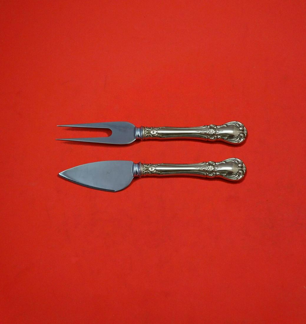 Old Master by Towle Sterling Silver Hard Cheese Serving Set 2-Piece Custom: Old Master by Towle Sterling Silver Hard Cheese Serving Set 2-Piece Custom Old master by towlesterling silver hollow handle with stainless blade/implement hard cheese serving set, custom made in the p