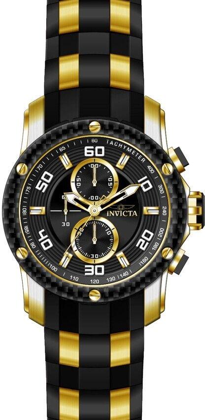 Invicta Pro Diver Men's Watch Quartz 48mm Black and Gold 24151 NEW: Invicta Pro Diver Men's Watch Quartz 48mm Black and Gold 24151 NEW Brand: Invicta Department: Men Type: Wristwatch Movement: Quartz Band Color: Black Customized: No Dial Color: Black Model: 24151 With