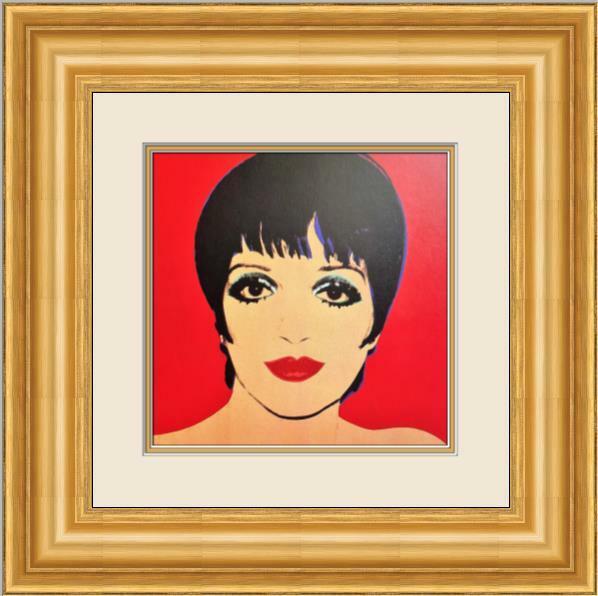 Andy Warhol POP ART - Liza Minelli Custom Framed Print: Andy Warhol POP ART - Liza Minelli Custom Framed Print Features: Framed Matted Region Of Origin: united states Item Width: 18 in Title: Liza Minelli Production Technique: Lithography Item Length: 18 i