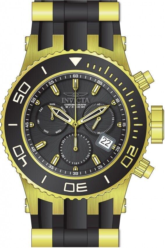 Invicta Subaqua Specialty Men's Watch Quartz 52mm Black and Gold 22364 NEW: Invicta Subaqua Specialty Men's Watch Quartz 52mm Black and Gold 22364 NEW Brand: Invicta Department: Men Type: Wristwatch Movement: Quartz Band Color: Gold Customized: No Dial Color: Black Model: 223