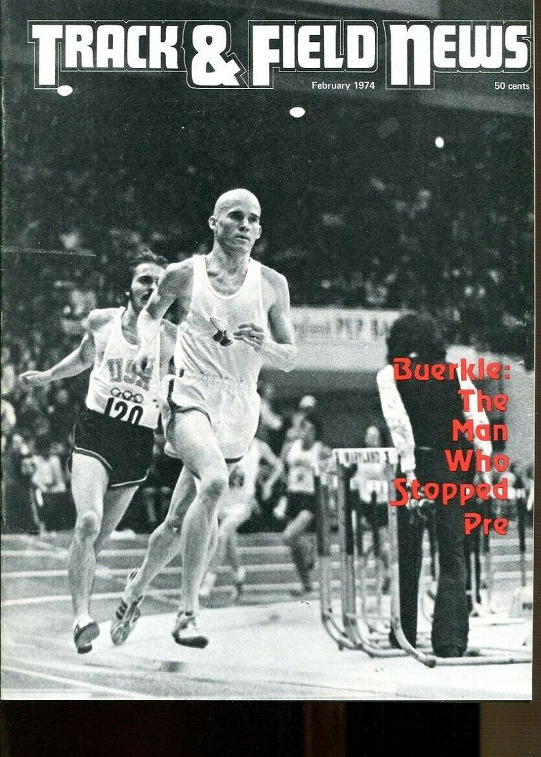 Steve Prefontaine 1974 Track & Field News Magazine February Usa Team