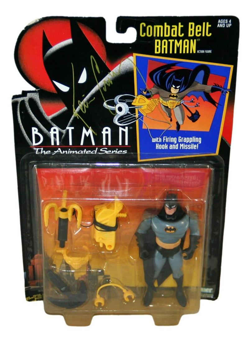 Kevin Conroy Signed 1992 Kenner Batman The Animated Series Action Figure PSA/DNA: Kevin Conroy Signed 1992 Kenner Batman The Animated Series Action Figure PSA/DNA Industry: Television Personalize: No Signed by: Kevin Conroy Signed: Yes Autograph Authentication: Professional Sports