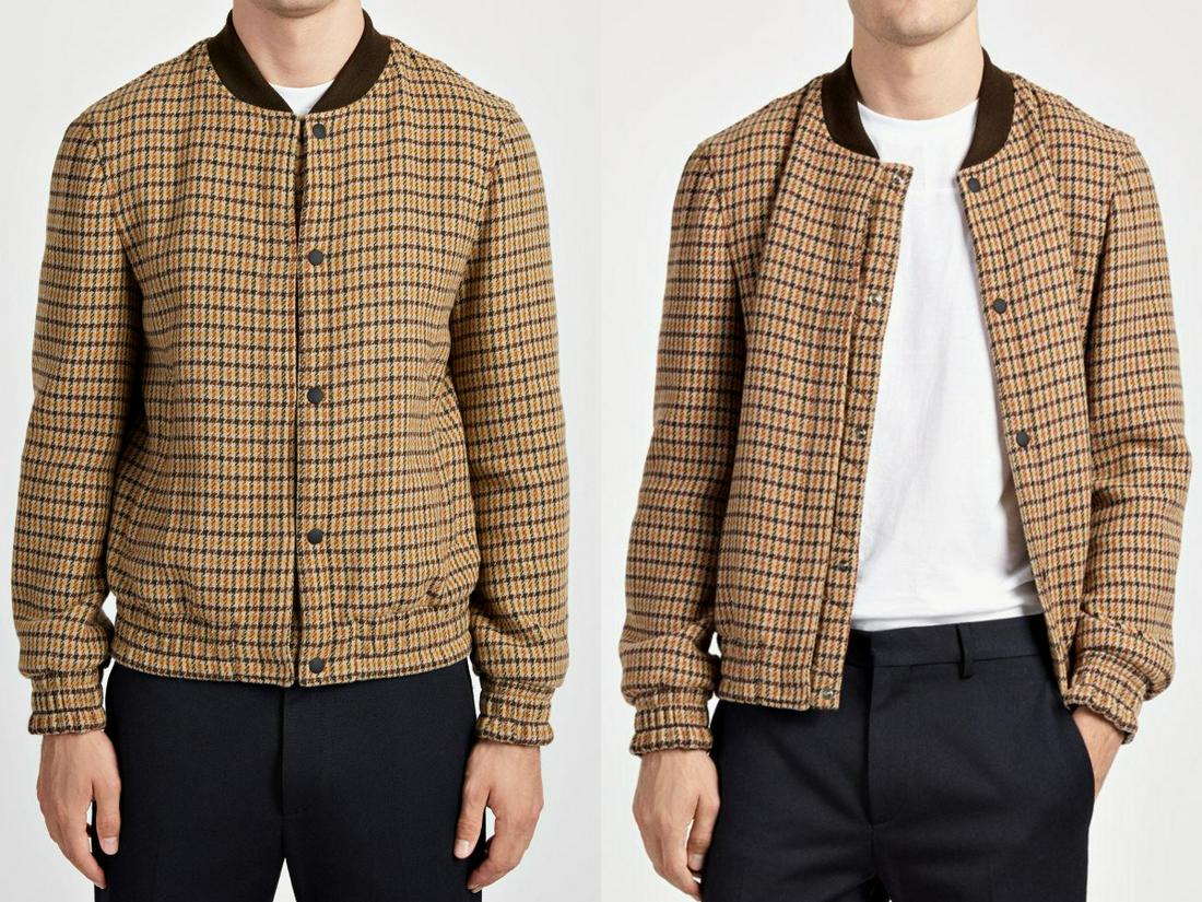 Joseph London Wool Dog Tooth Tac Coat Quilted Bomber Jacket Blouse New L-: Joseph London Wool Dog Tooth Tac Coat Quilted Bomber Jacket Blouse New L- Marque: Joseph Style: Veste Bomber Vintage: Non Categorie De La Taille: Normale Type De Tissu: Laine Theme: Annees 80 Annees 9