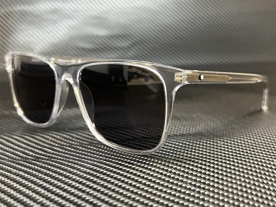 MONT BLANC MB0174S 003 Crystal Square 54 mm Mens Sunglasses: MONT BLANC MB0174S 003 Crystal Square 54 mm Mens Sunglasses Frame Color: Beige Type: Sunglasses New The Mynt Guarantee: All items in this auction are guaranteed to be 100% authentic. At Your Service: 