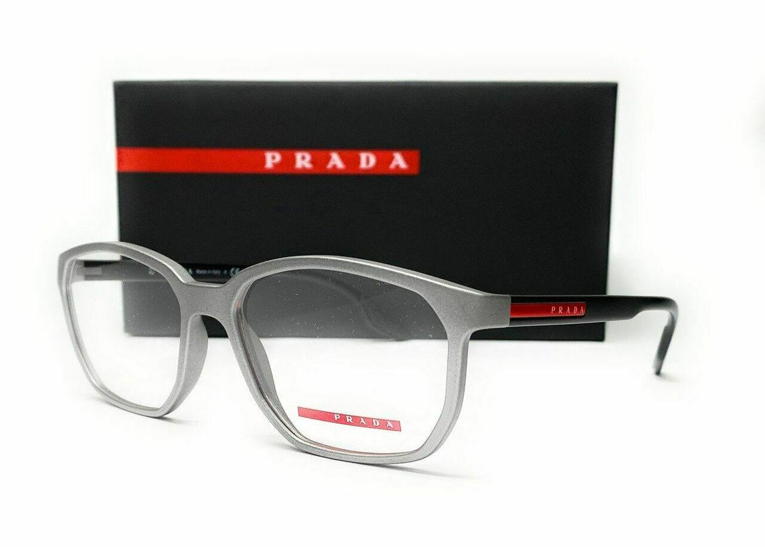PRADA LINEA ROSSA PS 03MV 5731O1 Square Dark Grey Mens Eyeglasses 53 mm: PRADA LINEA ROSSA PS 03MV 5731O1 Square Dark Grey Mens Eyeglasses 53 mm Type: Eyeglasses Frame Color: Gray New The Mynt Guarantee: All items in this auction are guaranteed to be 100% authentic. At You