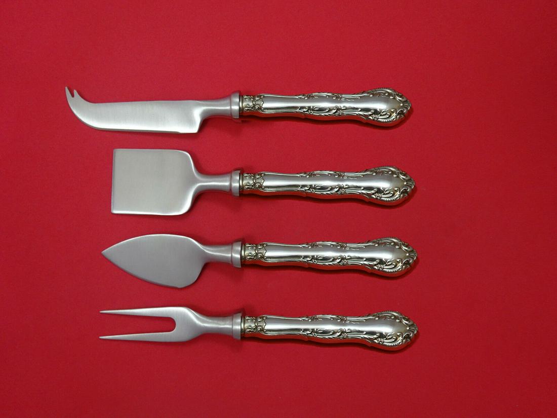 Old Atlanta by Wallace Sterling Silver Cheese Serving Set 4pc HHWS Custom: Old Atlanta by Wallace Sterling Silver Cheese Serving Set 4pc HHWS Custom Old atlanta by wallacesterling silver hollow handle with stainless implement custom made cheese serving set 4-piece which incl