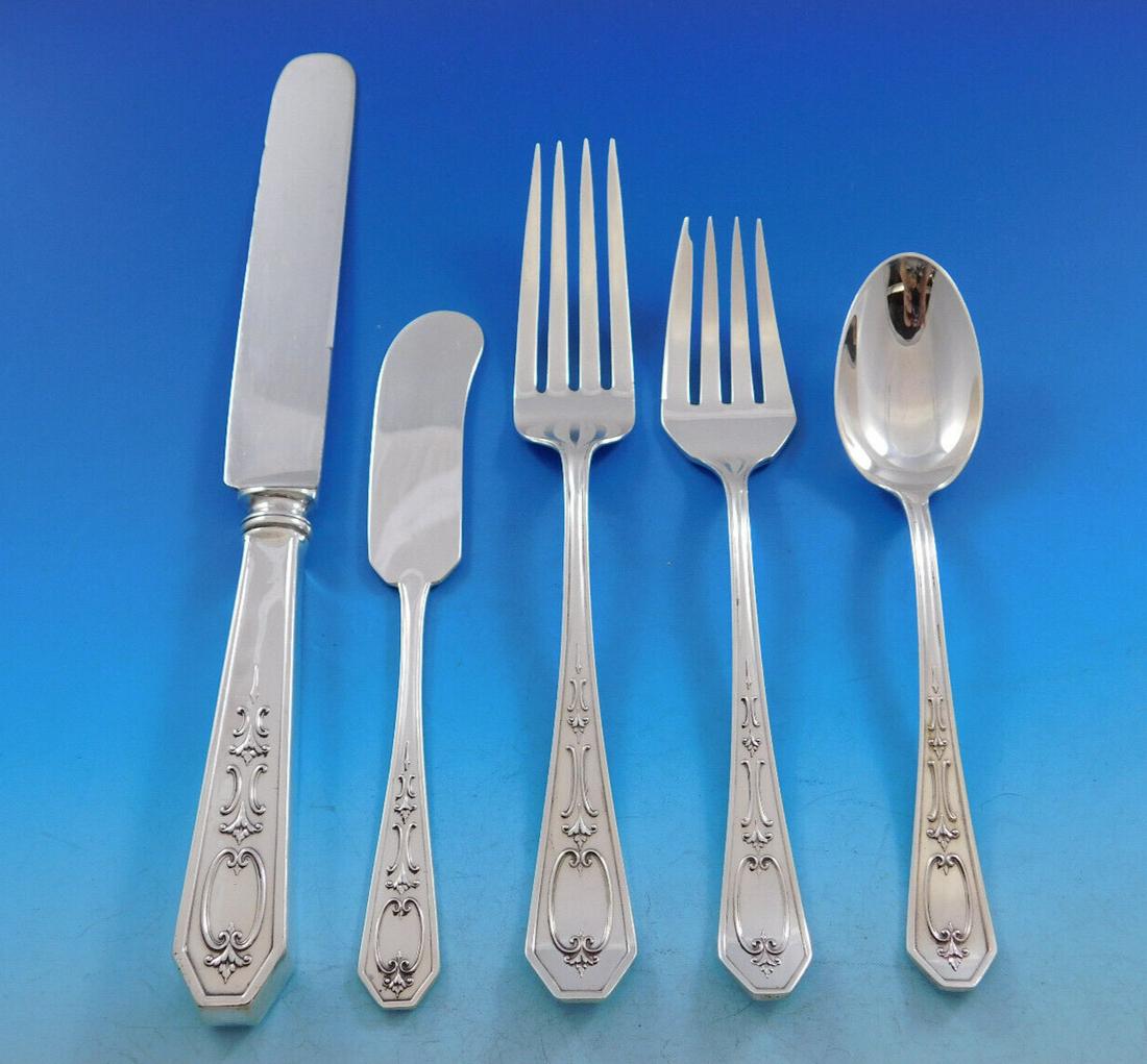 Vergennes By Frank Smith Sterling Silver Flatware Set 8 Service 40 Pcs