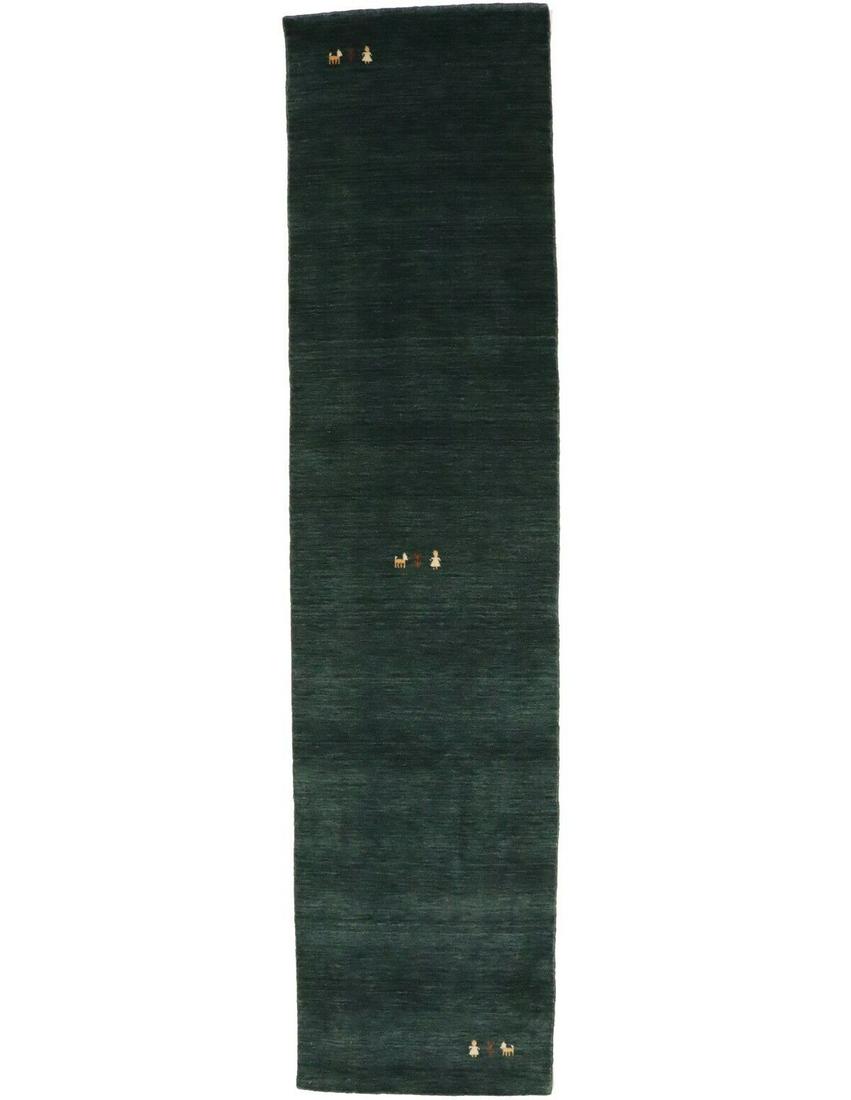Tribal Pictorial Design Dark Green 3X8 Gabbeh Modern Runner Rug Kitchen Carpet: Tribal Pictorial Design Dark Green 3X8 Gabbeh Modern Runner Rug Kitchen Carpet Free continental US Shipping Type: Hallway rug Size: 2"7 X 7"11 Ft Color: Dark Green Pattern: Pictorial Material: Wool It