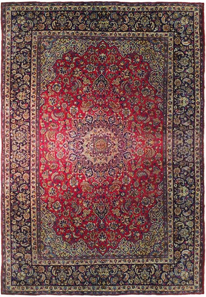 10 x 14 Red Semi Antique Persian Tabriz Rug: 10 x 14 Red Semi Antique Persian Tabriz Rug Free continental US Shipping Size in Feet: Width: 10 x Length: 14 Size in Inches: Width:120 in x Length: 168 in Colors: Red Ivory Eggplant Purple Weave: 100