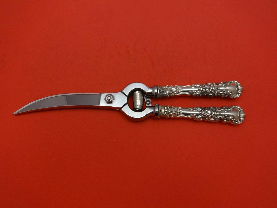 Avalon by International Sterling Silver Lobster Shears HH WS 10 1/8": Avalon by International Sterling Silver Lobster Shears HH WS 10 1/8" Avalon by internationalsterling silver hollow handle with stainless lobster shears 10 1/8" in the pattern avalon by international. 