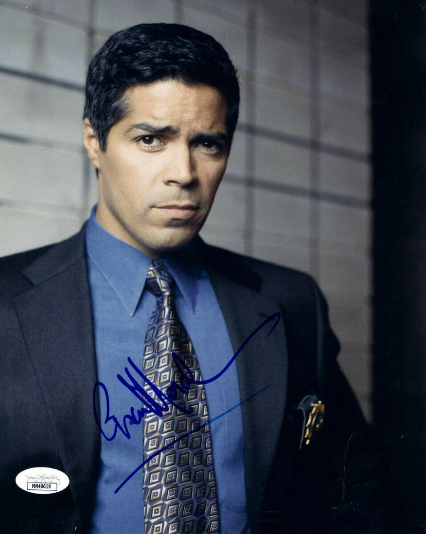Esai Morales Signed Autographed 8X10 Photo NYPD Blue JSA: Esai Morales Signed Autographed 8X10 Photo NYPD Blue JSA Object Type: Photograph Industry: Television Original/Reproduction: Original Autograph Authentication: James Spence (JSA) Player: Esai Morales