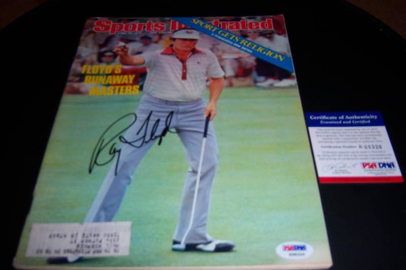 RAY FLOYD MASTERS CHAMP PSA/DNA SIGNED SPORTS ILLUSTRATED: RAY FLOYD MASTERS CHAMP PSA/DNA SIGNED SPORTS ILLUSTRATED Sport: Golf-PGA Product: MAGAZINE Original/Reprint: Original Pre-Owned PLEASE NOTE: Framed Large or heavy Items do not have shipping costs inc