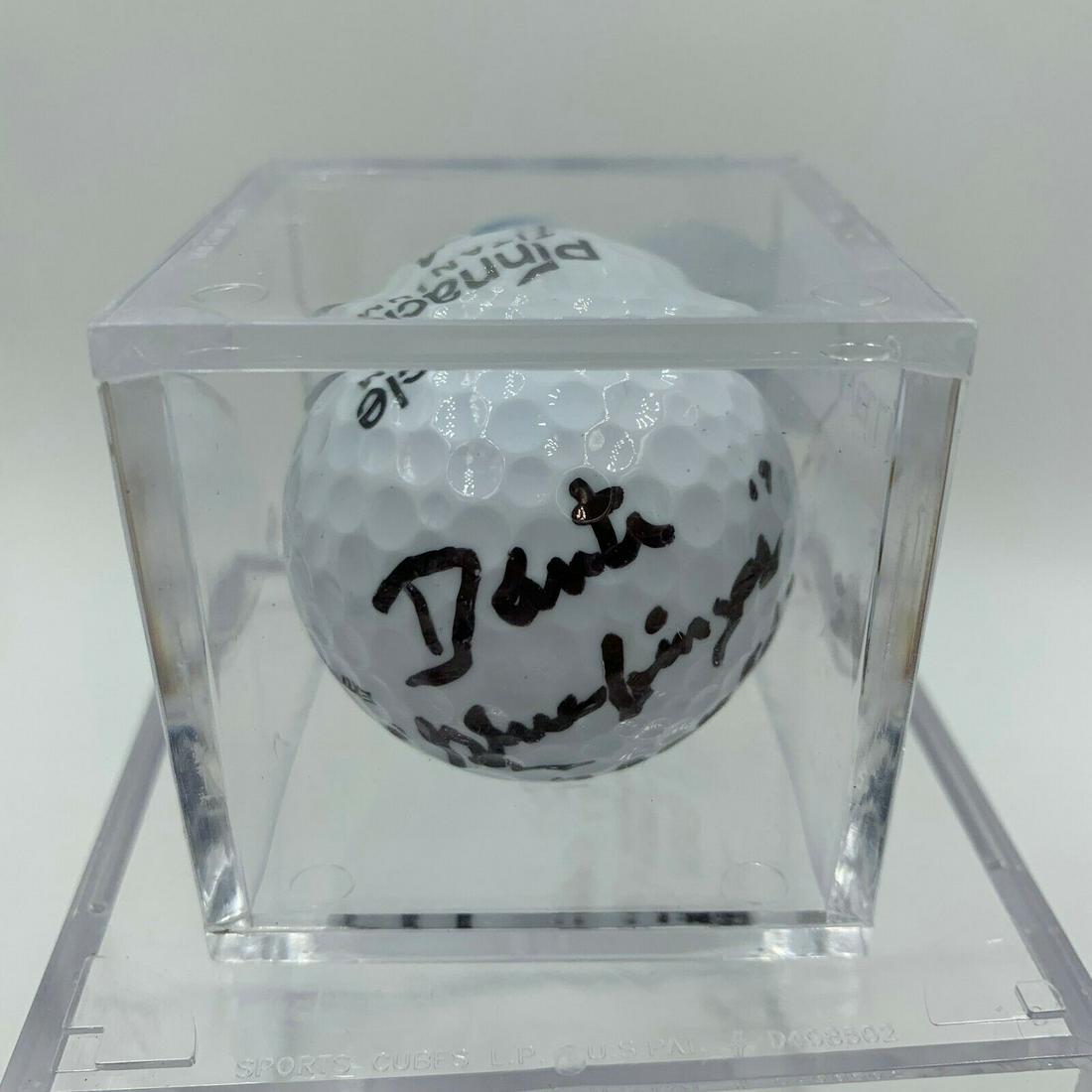 Dante Lavelli NFL Cleveland Browns Signed Autographed Golf Ball PGA With JSA COA: Dante Lavelli NFL Cleveland Browns Signed Autographed Golf Ball PGA With JSA COA Product: Ball Sport: Golf-PGA Autograph Authentication: James Spence (JSA) Original/Reprint: Original Pre-Owned PLEASE 