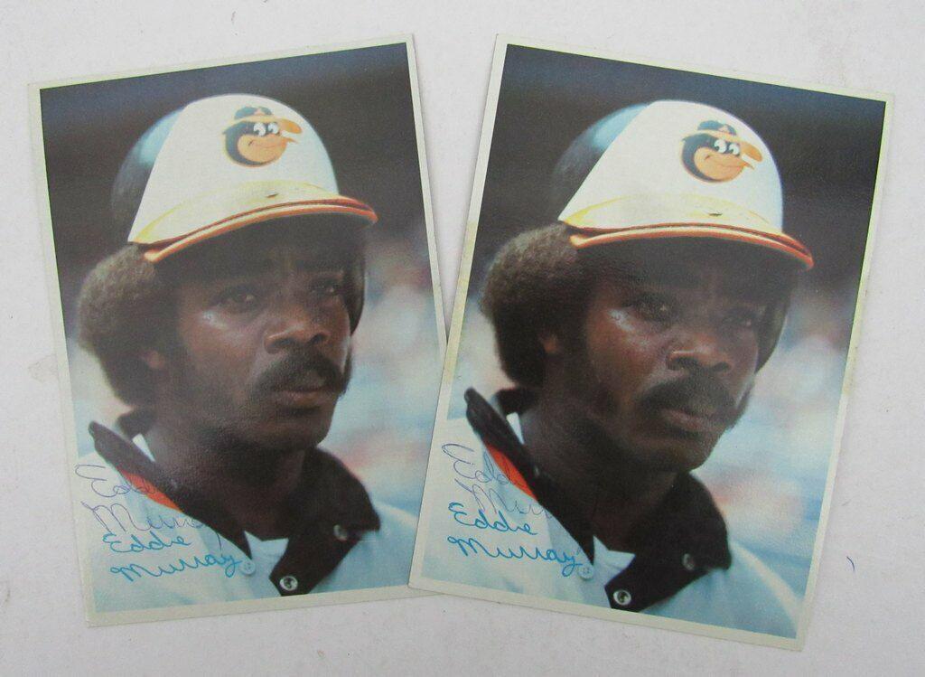 Lot of 2 - Eddie Murray Orioles Card #28 Signed 1980 Topps Post Cards 142826: Lot of 2 - Eddie Murray Orioles Card #28 Signed 1980 Topps Post Cards 142826 Sport: Baseball-MLB Original/Reprint: Original Team: Baltimore Orioles Autograph Authentication: Seller League: MLB Pre-Own