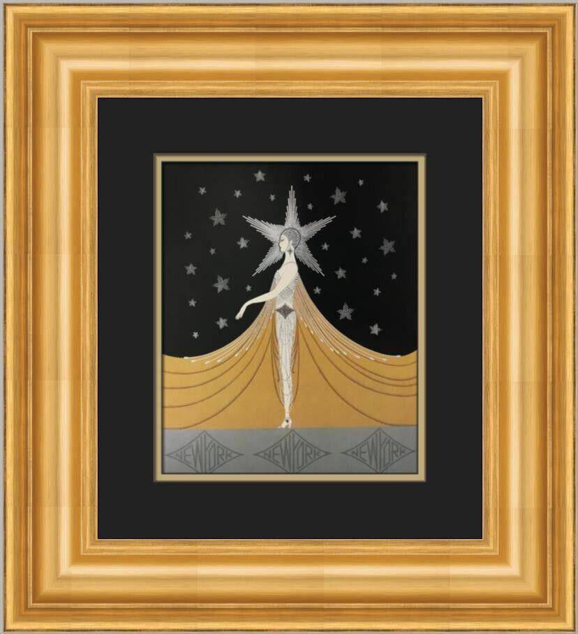 Erte New York New York Custom Framed Print: Erte New York New York Custom Framed Print Artist: Erte Unit Of Sale: Single Piece Size: Medium Item Length: 18 in Region Of Origin: usa Framing: Matted & Framed Year Of Production: 1990 Item Height: 