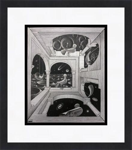 M.C. Escher - Another World II Custom Gallery Framed Print: M.C. Escher - Another World II Custom Gallery Framed Print Features: Framed Matted Region Of Origin: united states Item Width: 14 in Title: Another World II Production Technique: Lithography Item Leng