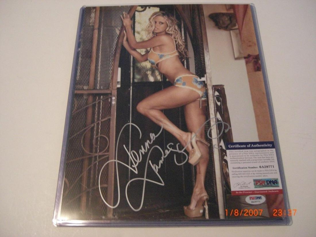 JENNA JAMESON POSING IN DOORWAY THE QUEEN OF PORN PSA/DNA SIGNED 11X14 PHOTO: JENNA JAMESON POSING IN DOORWAY THE QUEEN OF PORN PSA/DNA SIGNED 11X14 PHOTO Original/Reproduction: Original Object Type: Photograph Industry: Movies Pre-Owned PLEASE NOTE: Framed Large or heavy Items