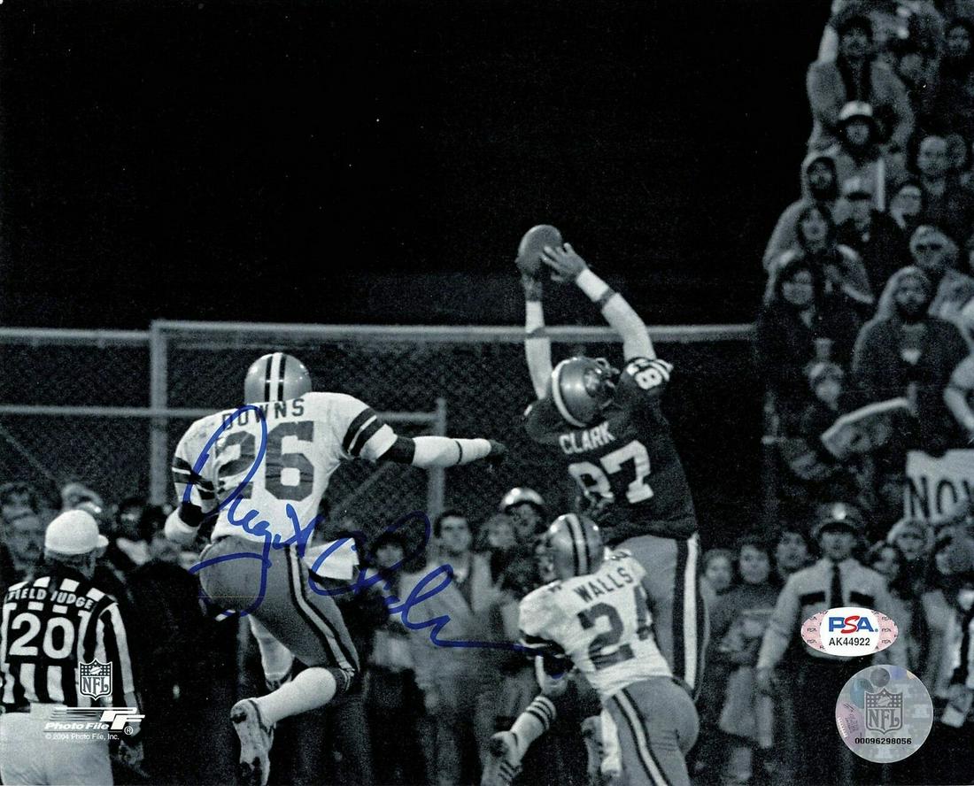 Dwight Clark signed 8x10 photo PSA/DNA San Francisco 49ers Autographed: Dwight Clark signed 8x10 photo PSA/DNA San Francisco 49ers Autographed Original/Reprint: Original Product: Photo Sport: Football-NFL Pre-Owned PLEASE NOTE: Framed Large or heavy Items do not have ship