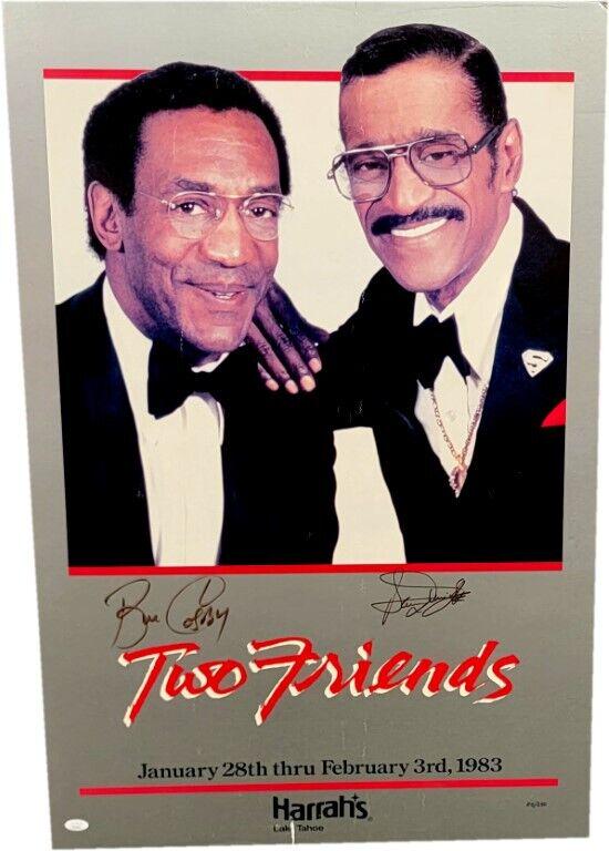 Sammy Davis Jr. Bill Cosby Signed Cardboard Poster 24x36 Two Friends JSA2924: Sammy Davis Jr. Bill Cosby Signed Cardboard Poster 24x36 Two Friends JSA2924 Industry: Movies Object Type: Photograph Original/Reproduction: Original Autograph Authentication: James Spence (JSA) Signe